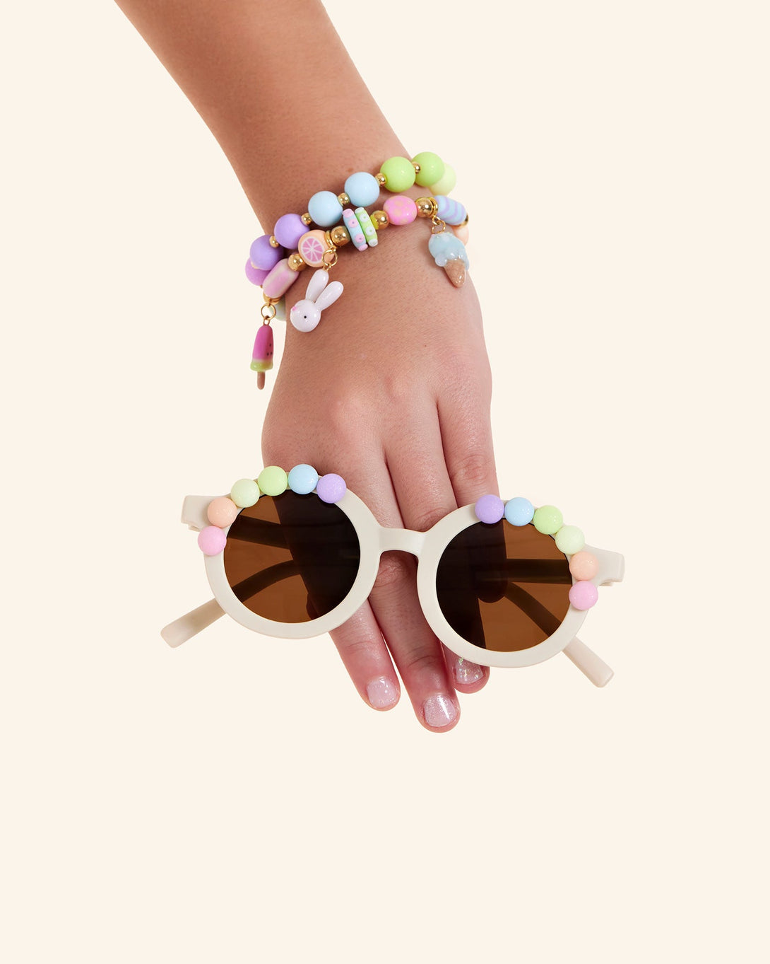 Gafas Beige Rainbow - RosePartout