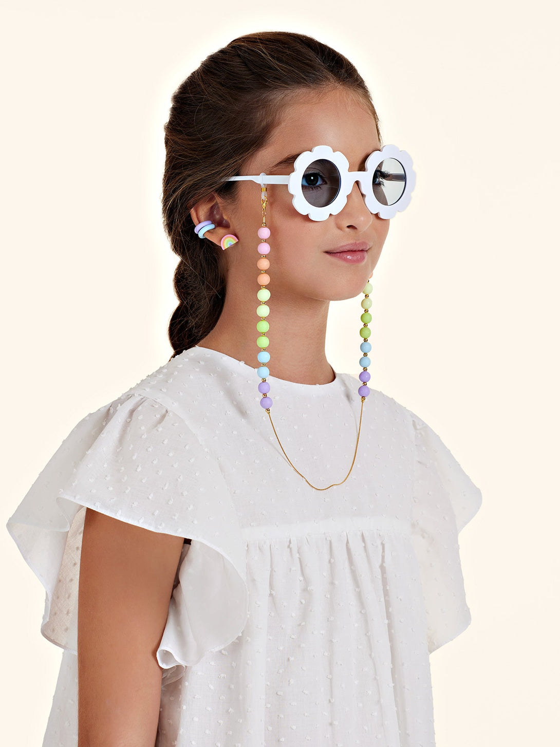 Gafas Flower Blancas - RosePartout