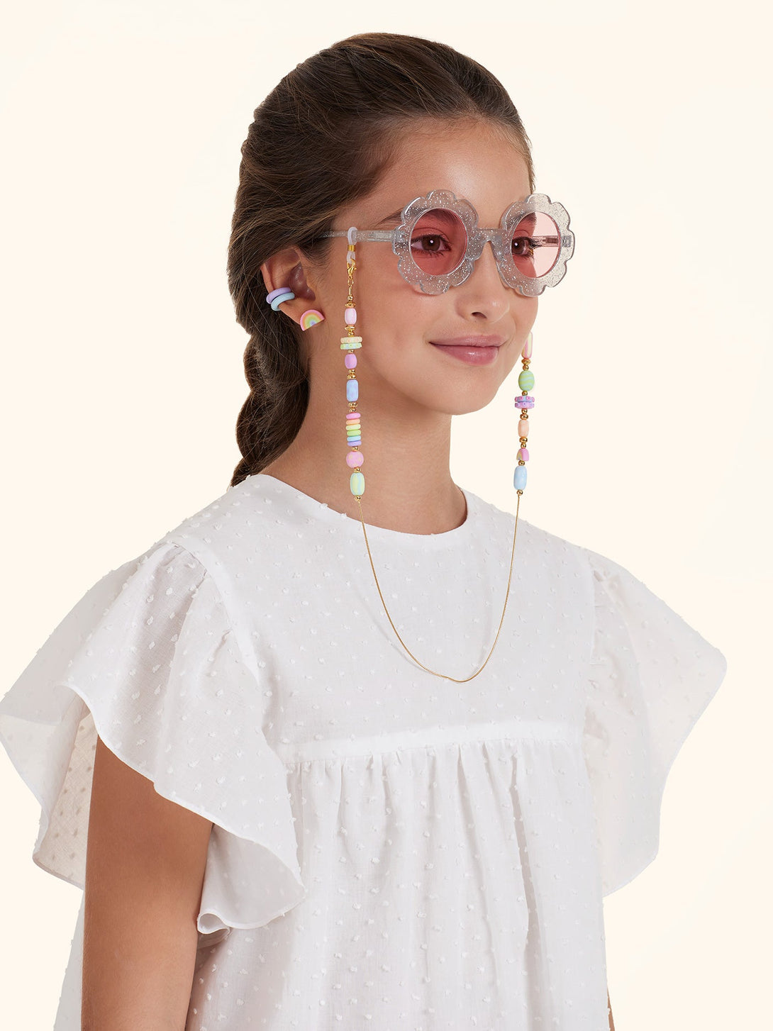 Gafas Flower Glitter - RosePartout